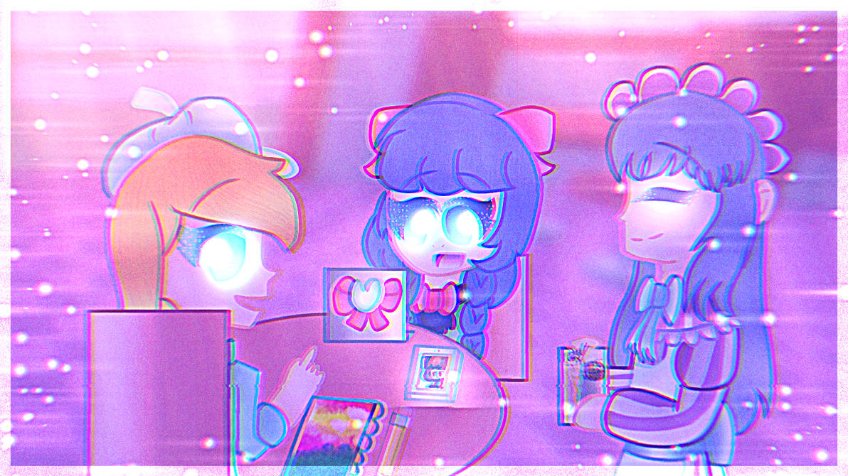 Lydia and Tomomi in Amelia's cafe by ItzRF124Playz on DeviantArt