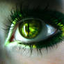 Green eye