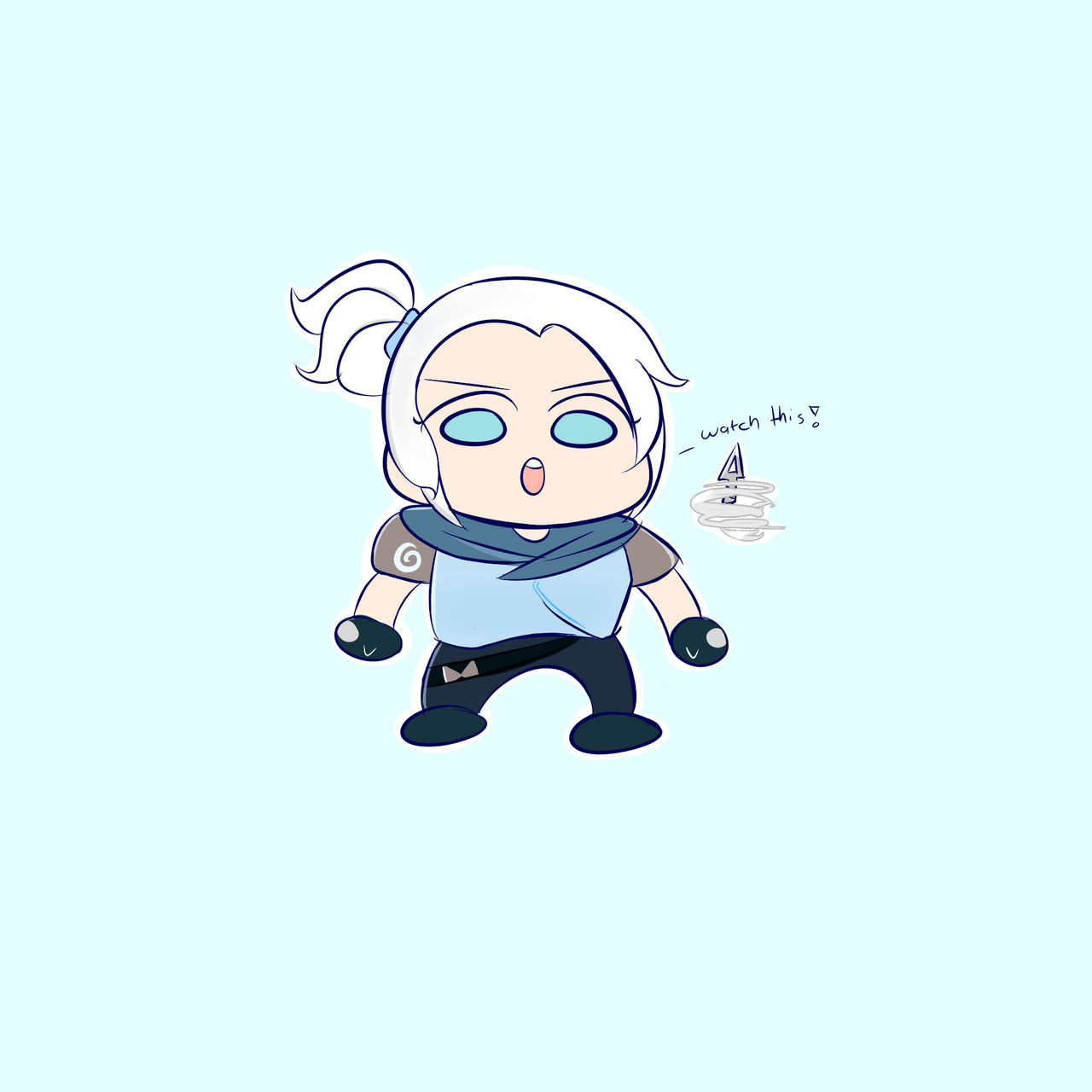 Mini Valo Agents: Jett by KAMEARTS on DeviantArt