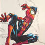 Amazing Spider-man drawing after Humberto Ramos