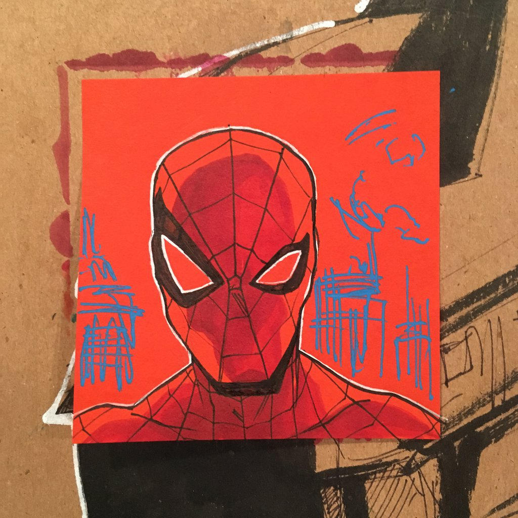 Spider-Man Post-It Note drawing by ethancastillo on DeviantArt