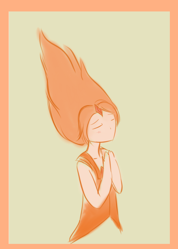 Flame Princess Doodles