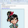 Vanellope von Schweetz Sprite in EXCEL