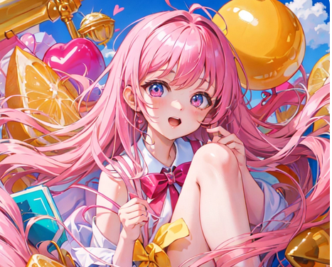 HD Pink Long Anime Girl Hair PNG  Hair png, Anime hair, Manga hair