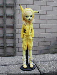 monster high custom doll pokemon pikachu gijinka