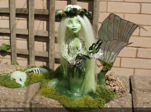 monster high custom repaint ooak mh swamp mermaid