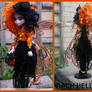 monster high custom repaint Halloween fairy mh