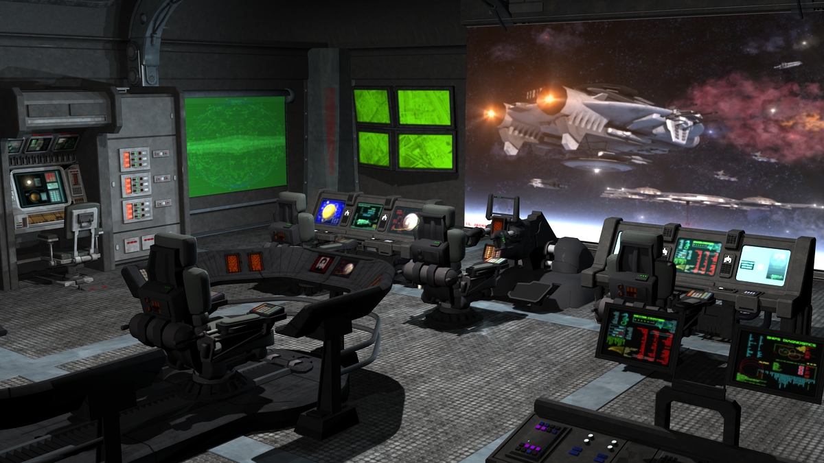 Capital Ship Bridge 1 by ILJackson on DeviantArt