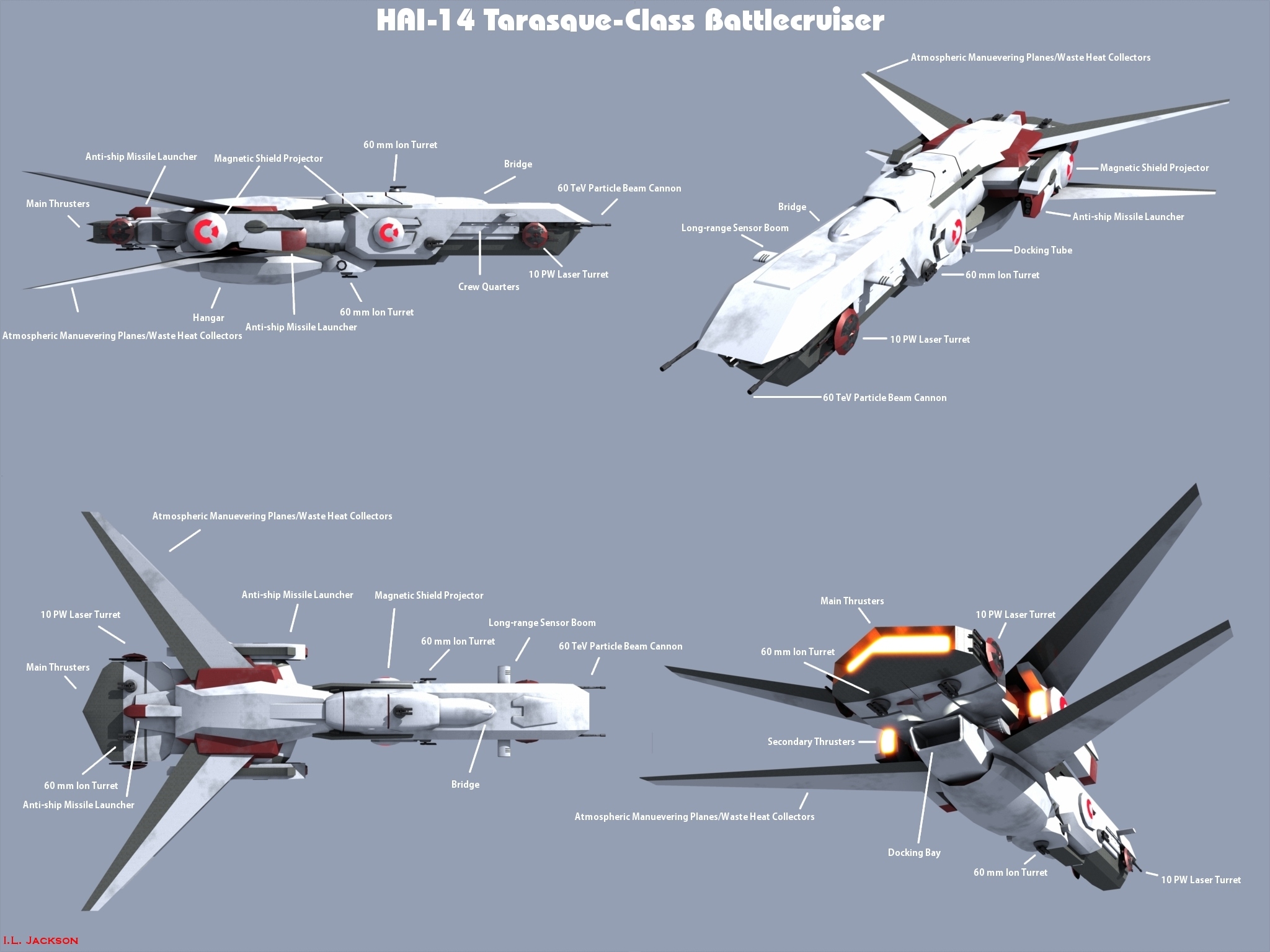 Tarasque Battlecruiser Ortho