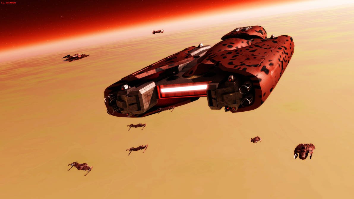 Hordemaster launching bombers by ILJackson