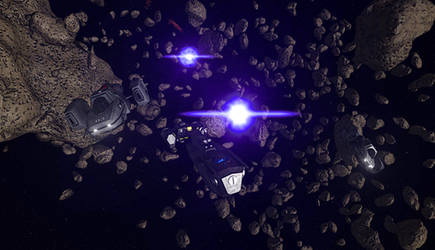 Asteroid chase by ILJackson