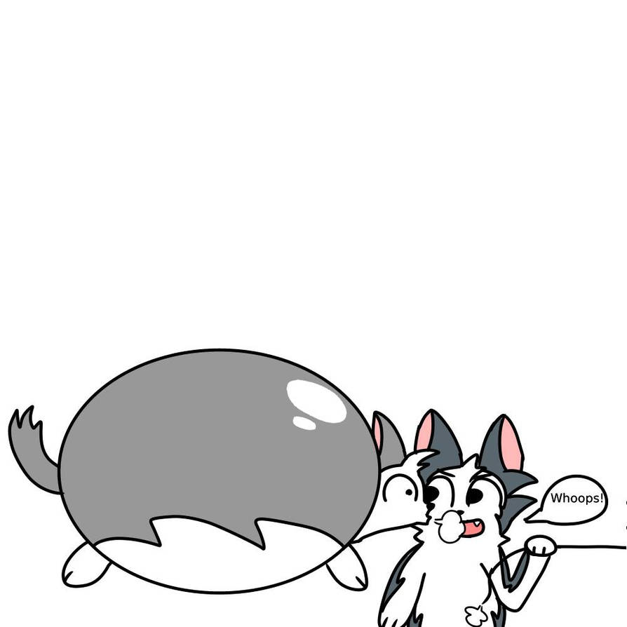 Robinwolfo Blimpy goes fwoooooooosh! by RobinWolfo on DeviantArt
