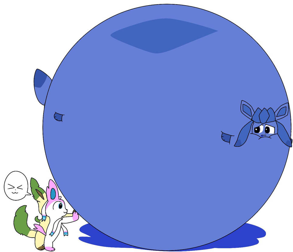 Robinwolfo Fun Rolling Blueberry Glaceon (Commission) by RobinWolfo on DeviantArt