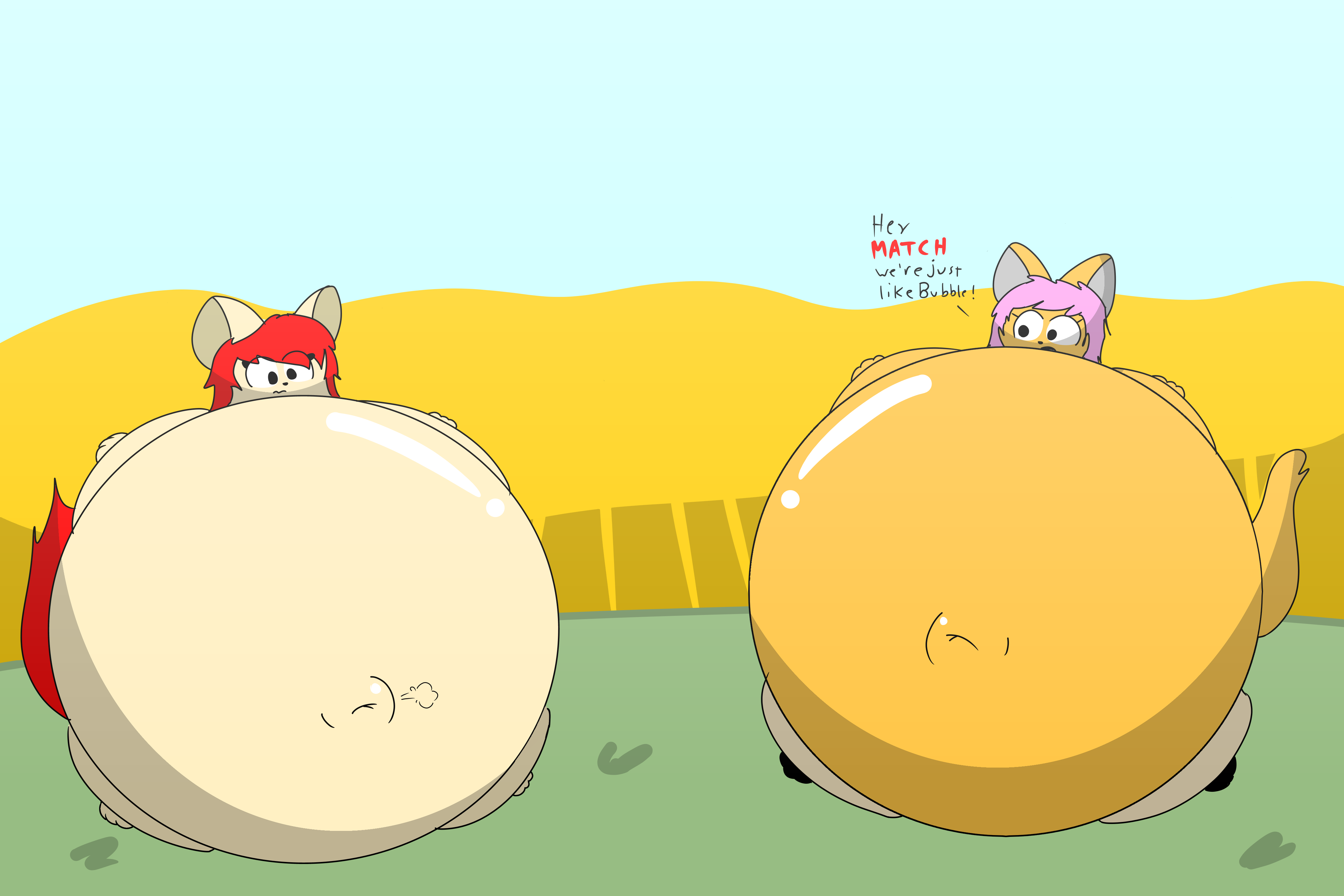 Robinwolfo Match and Pencil as Anthro Furry Balloons! by RobinWolfo on DeviantArt