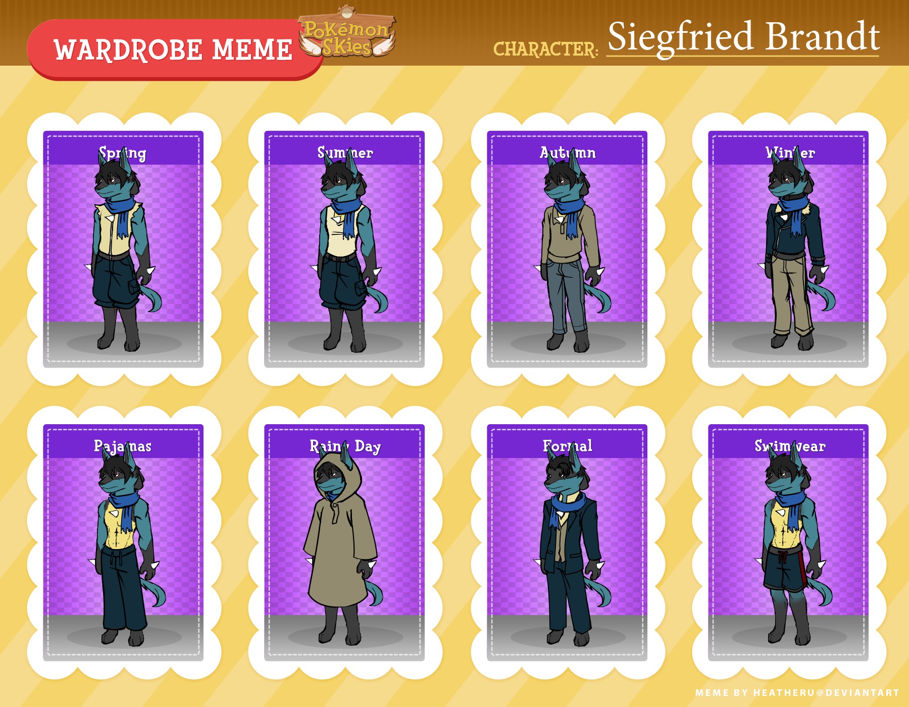 PkmnSkies: Siegfried Outfits