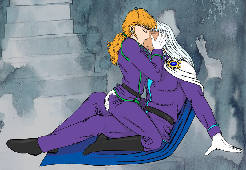 Zoisite and Kunzite kissing