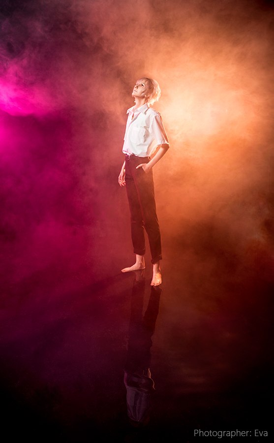 EVA KAWORU NAGISA COSPLAY standing on water