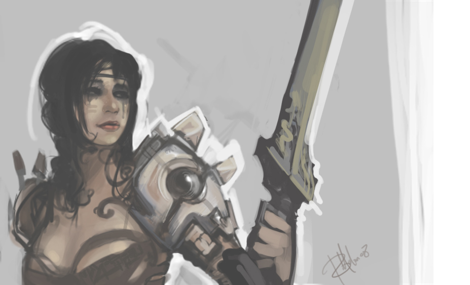 Warrior sketch