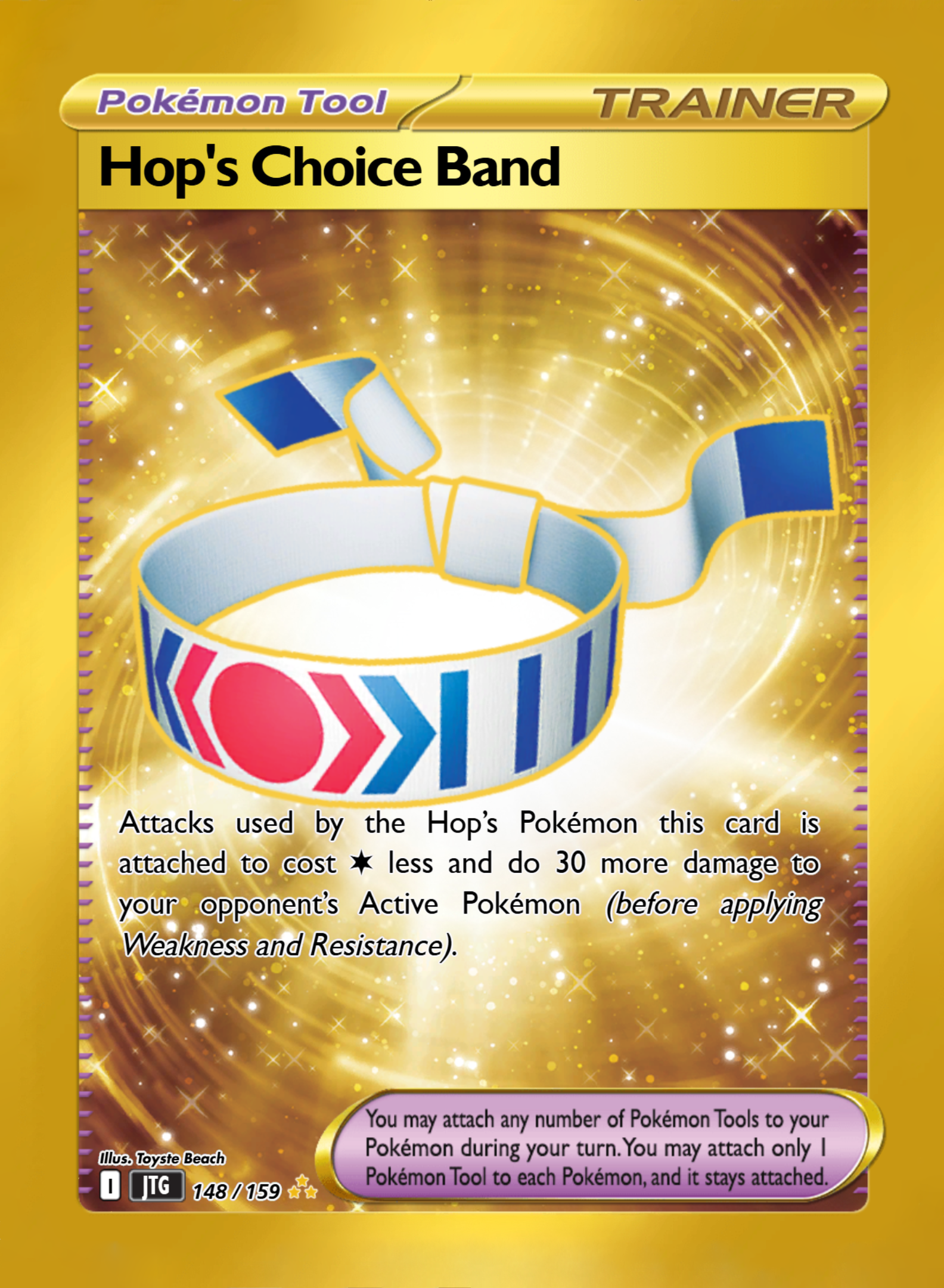 choice band pokemon card Choice Band Gold Full At Trainer
