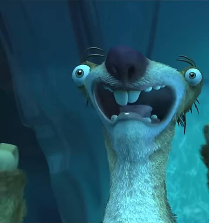 Sid the sloth screaming by bamdinbhk on DeviantArt