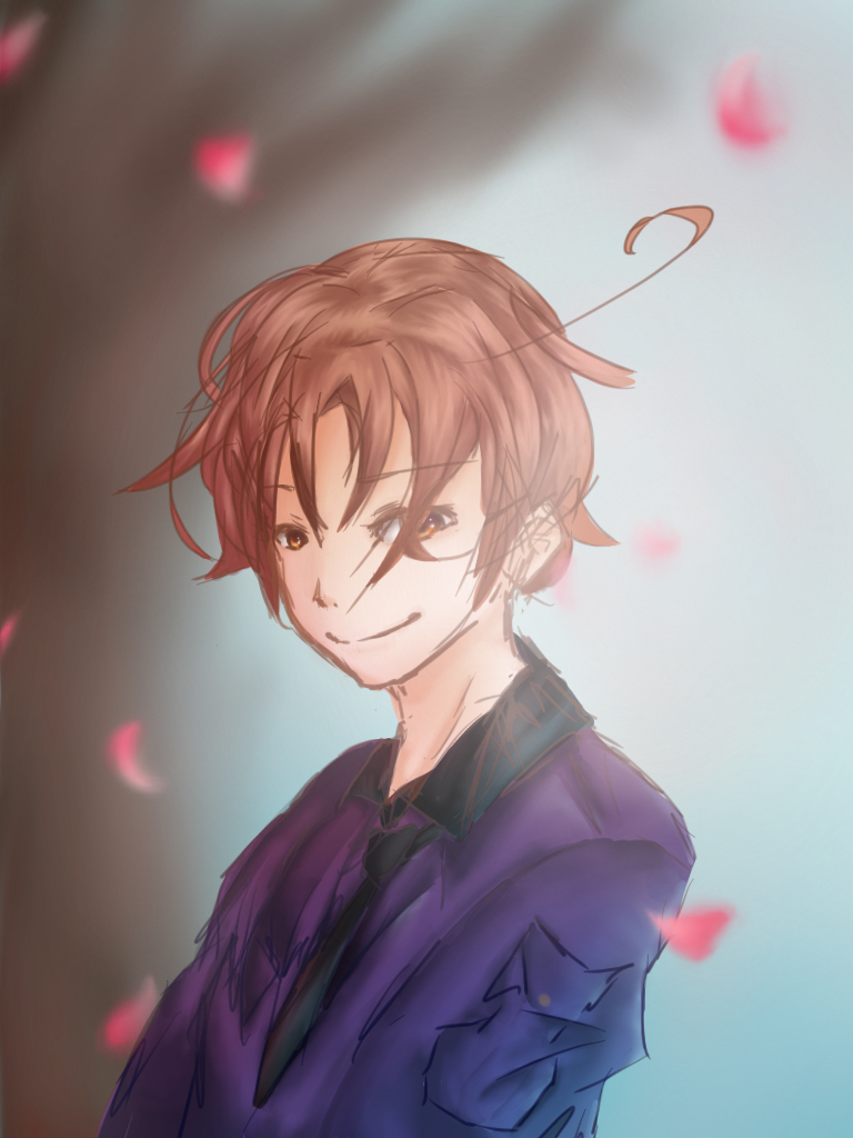 Hetalia - Italy (iPad finger painting)