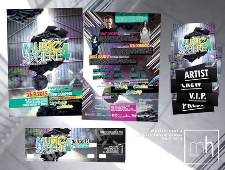 Music Sphere 4 flyer and stuff