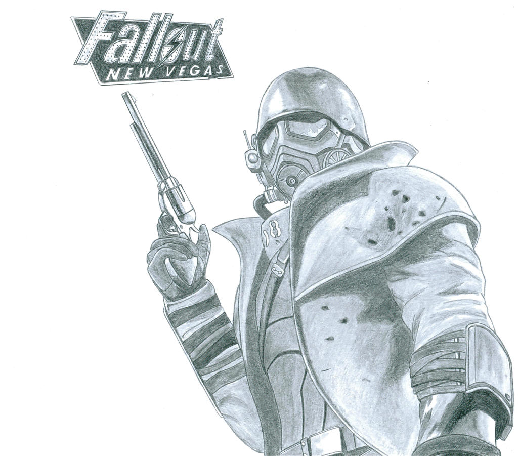Fallout Draw Outline Fallout - New Vegas by Kaipyro67 on DeviantArt