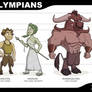 Ancient Olympics Theme Character Lineup