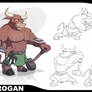 Commission - Brogan Model Sheet