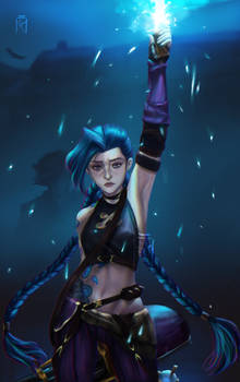 Jinx/Powder Arcane fanart