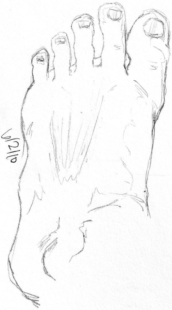 Speed Foot Drawing Quick sketch - foot by Harbinger-of-Rage on DeviantArt
