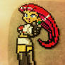 Jesse - Team Rocket Perler Bead Sprite