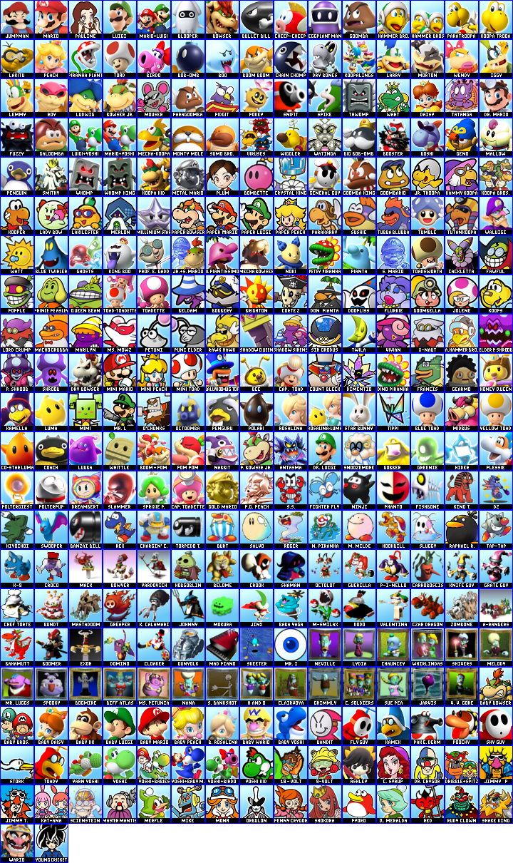 Mario Roster by StarWars888 on DeviantArt