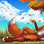 Autumn fox (Art by Imanika)