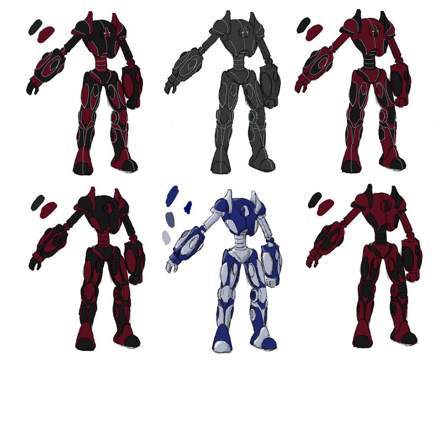 More Mech Color Studies by Fiend-Factory on DeviantArt