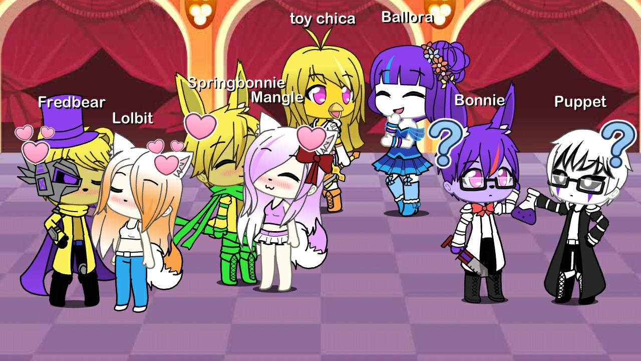 A New Look To My Fnaf Characters In Gacha Life By Enderfredbear51 On Deviantart