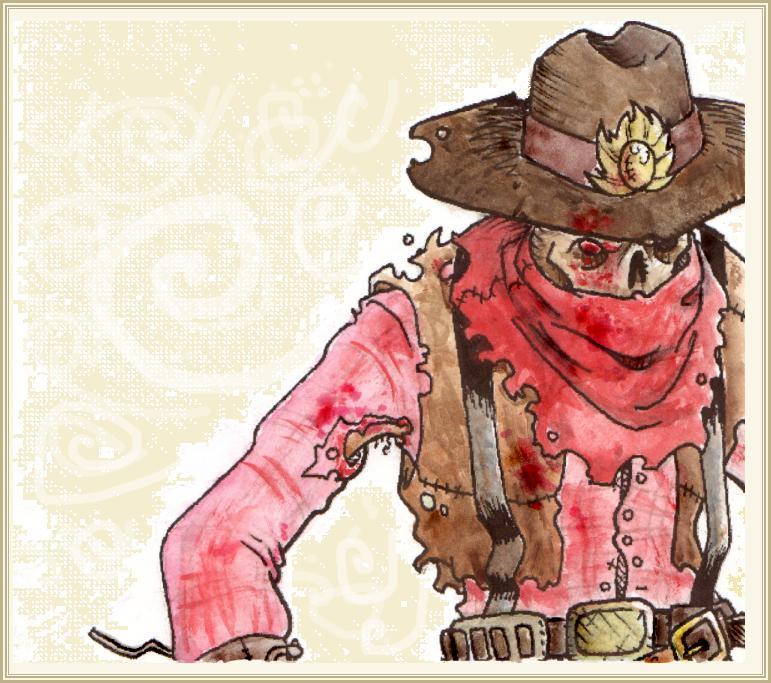 Undead Gunslinger Colored