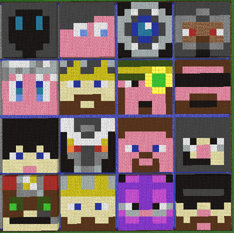 Minecraft Mini Face Minecraft Faces by Kittymadcow on DeviantArt