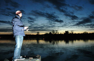 Self Portrait - Fishing