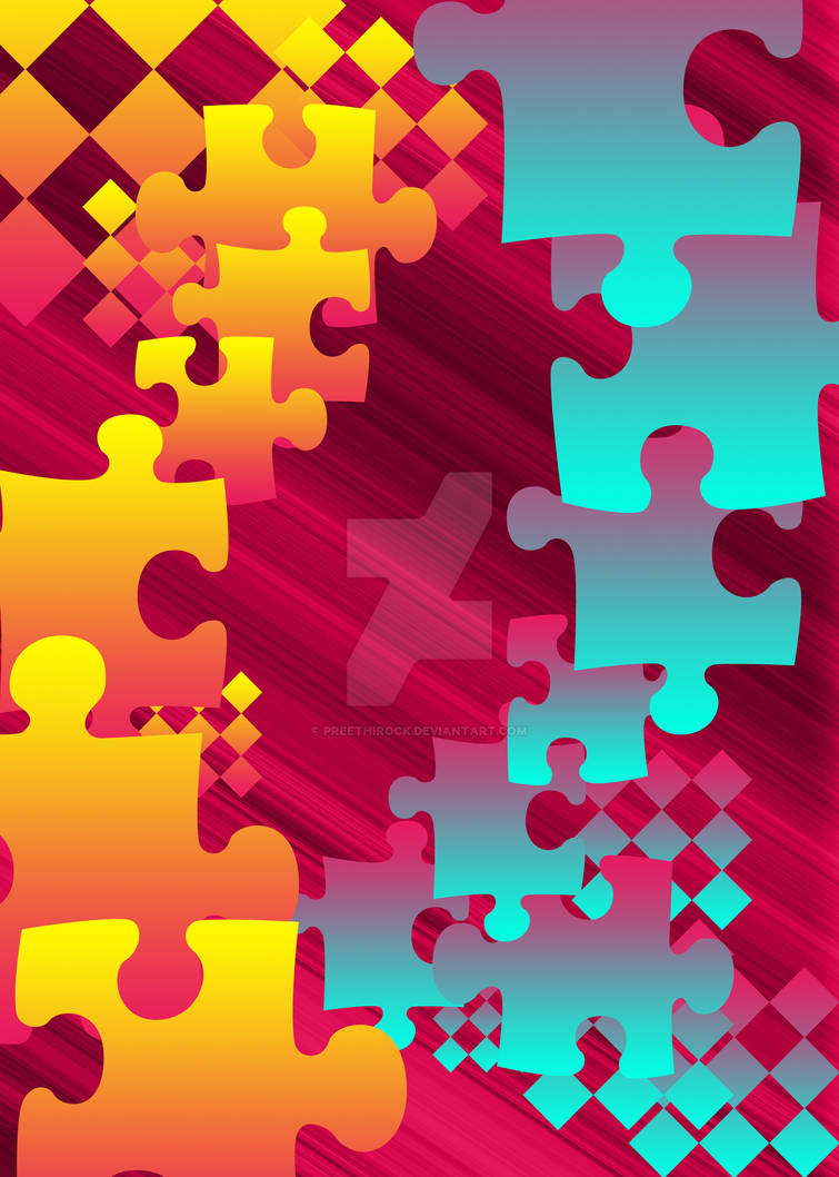 Puzzle Pattern Design Rockac by PreethiRock on DeviantArt