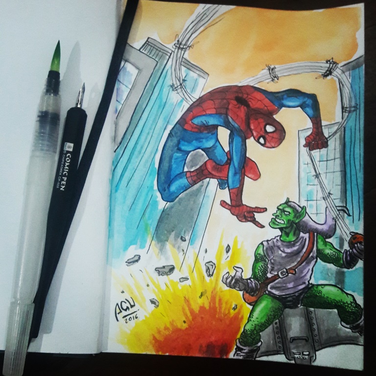 Spiderman vs Duende verde by Agucho76 on DeviantArt