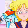 Sailor Venus and Rainbow Dash's cute Faces