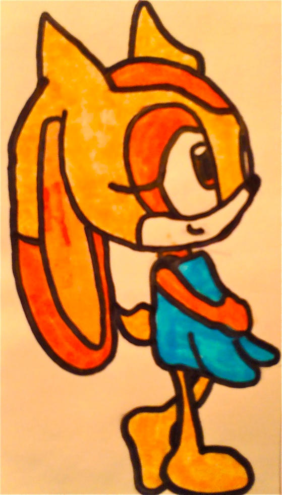 Cream The Rabbit Fasion Cream The Rabbit (Blue Dress) by GamerStunner27 on DeviantArt