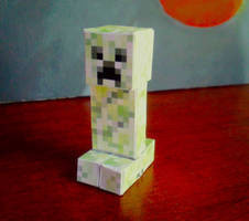 Creeper Papercraft Figure