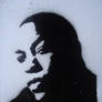 Dr. Dre stencil.