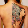 Geisha back piece sitting 5