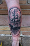 Sail boat or pirate ship tattoo?