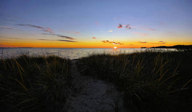 Last Light on Trails End Bay