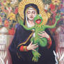 Virgin of the Lily Pad