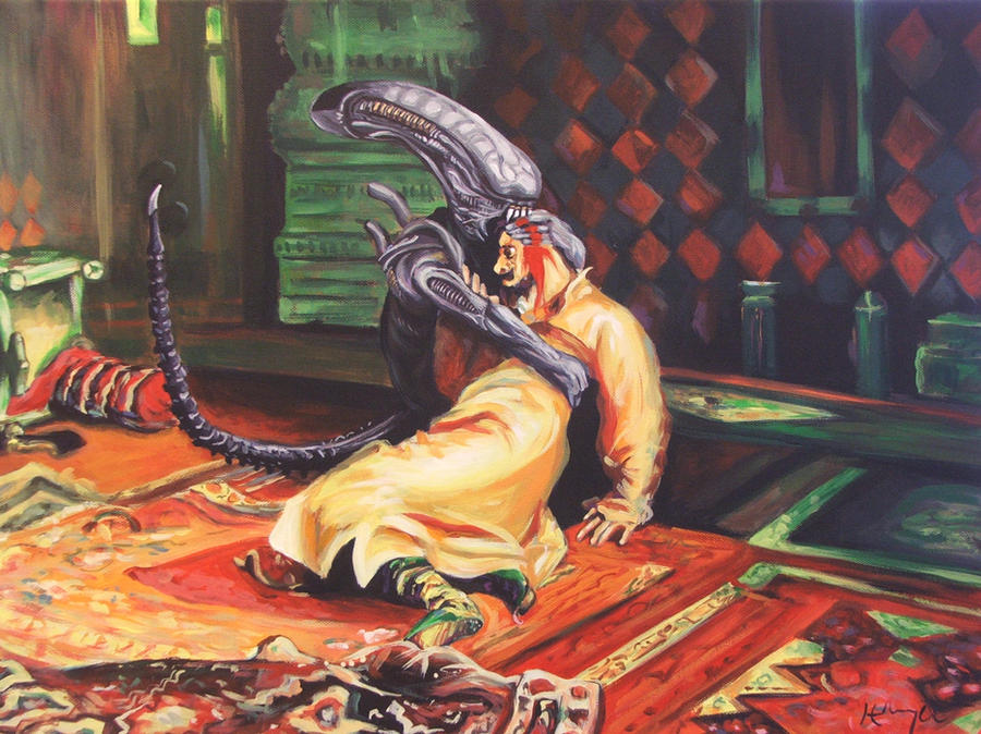 Alien the Terrible by HillaryWhiteRabbit